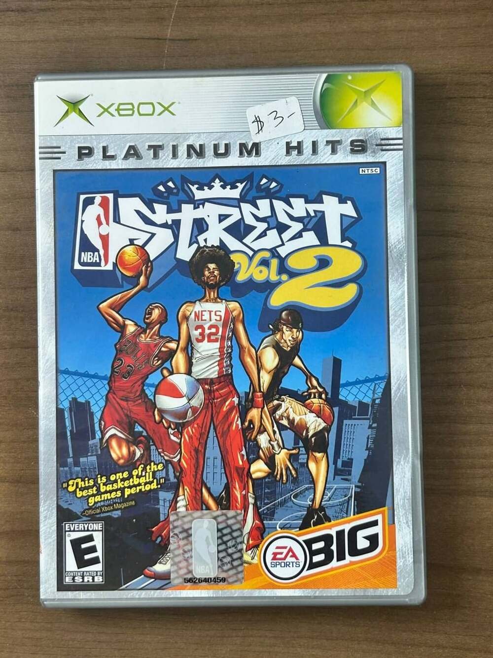 NBA Street Vol. 2 Platinum Hits Original Xbox 2003 CIB Complete Manual Disc